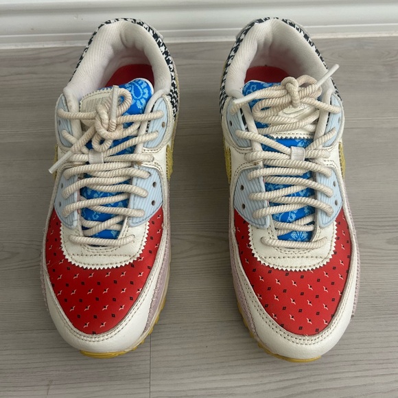 Nike Air Max 90 Patchwork Women's Size 7.5 Multicolor DM8075-100 - Picture 1 of 8